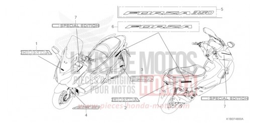 MARQUE/EMBLEME NSS350AR de 2024